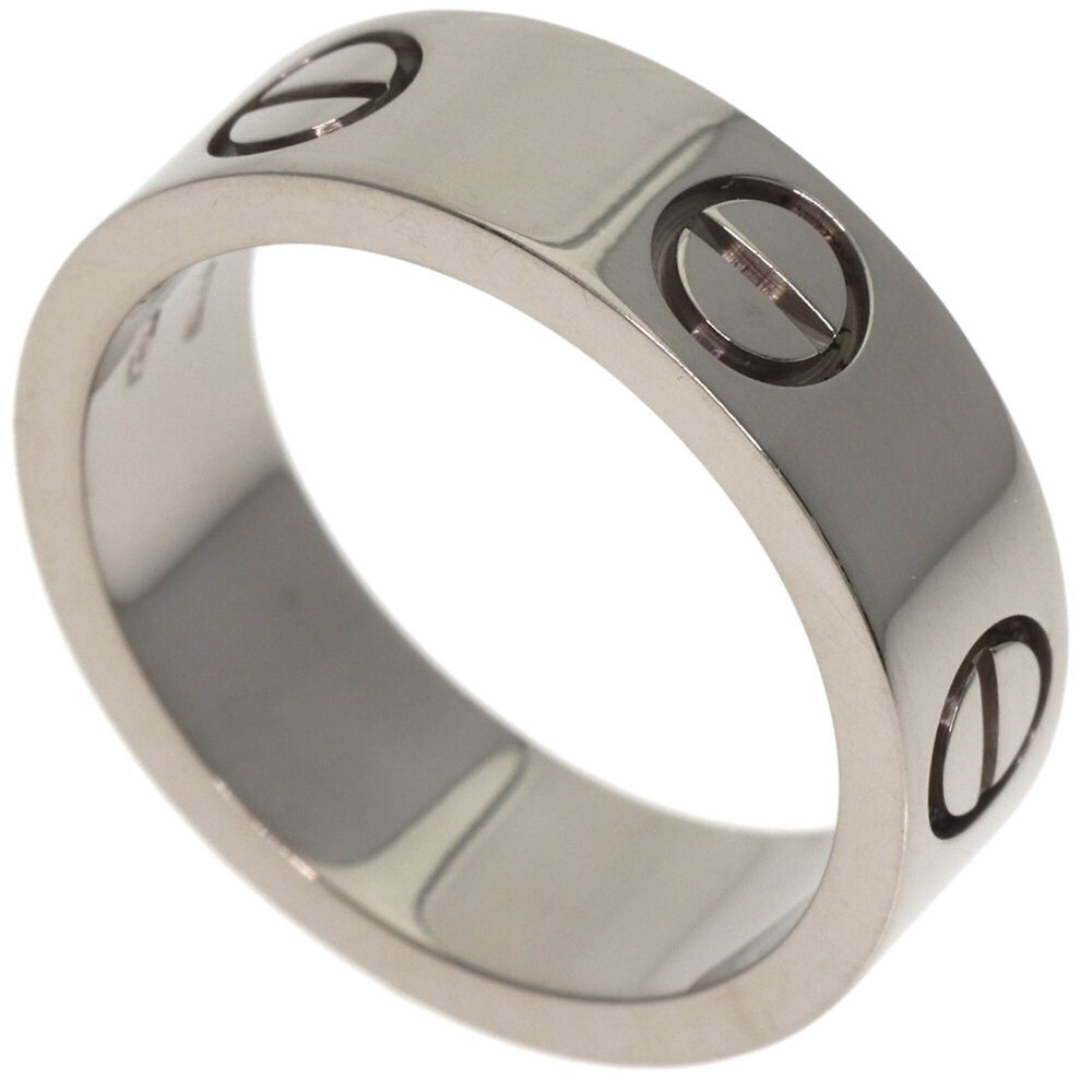 CARTIER 18k Silver Love Ring #49